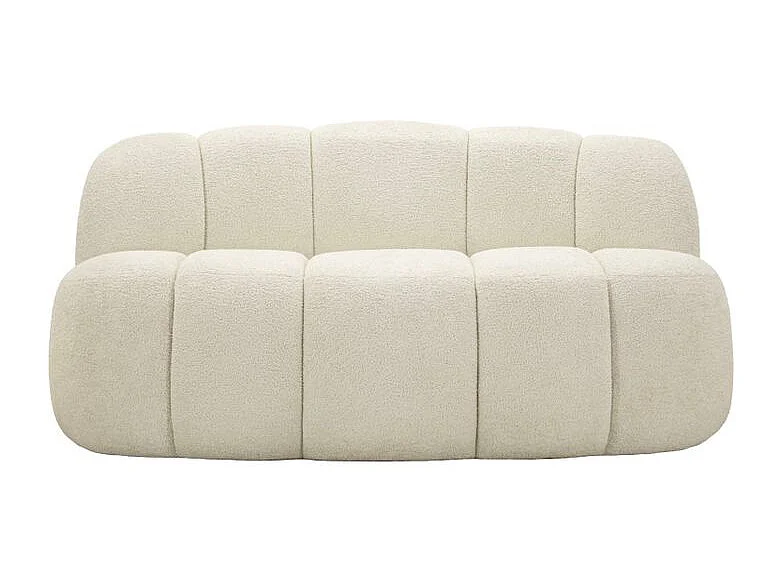 Canapé 2 places Ball blanc design sculptural lumineux