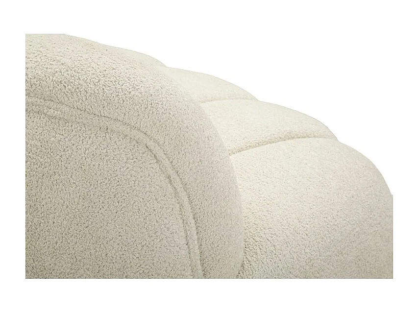 Canapé 2 places Ball blanc design sculptural lumineux