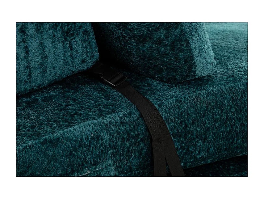 Canapé lit Faster Teal design fonctionnel bleu pétrole