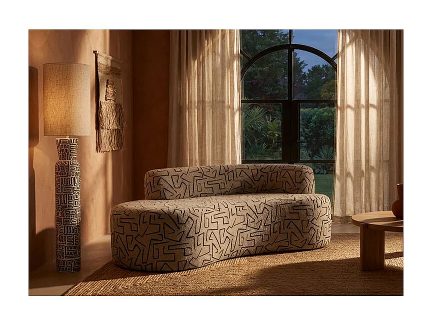 Canapé Nairobi design moderne et artistique 3 places