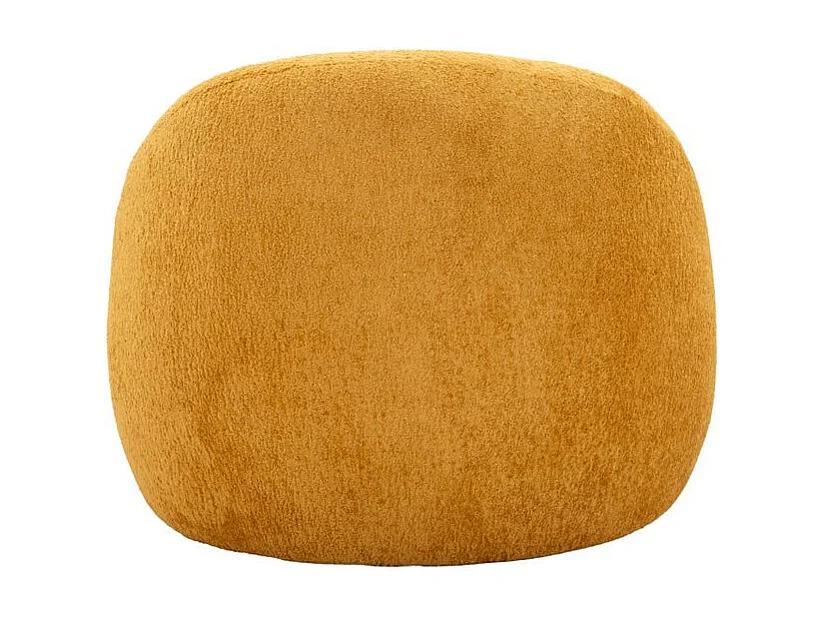 Fauteuil Ginevra moutarde bouclé design contemporain