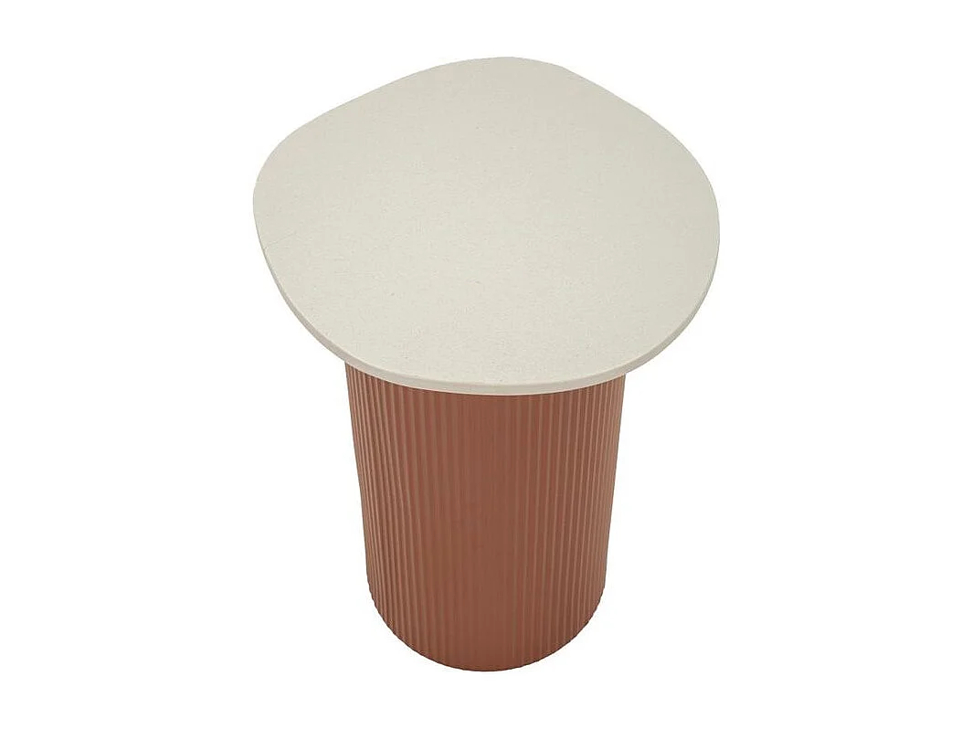 Mesita auxiliar de mármol de Frankfurt, 35 x 37 x 53 cm.