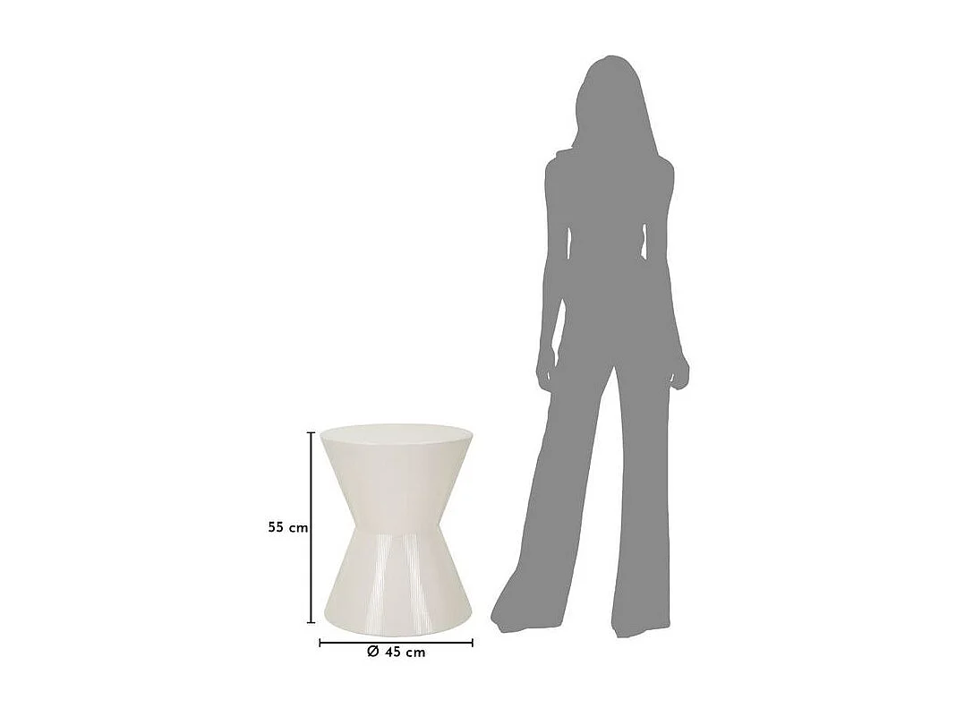 Oyo salontafel, 45 cm diameter x 55 cm hoogte