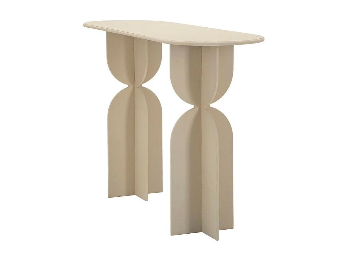 Console Dune design sculptural moderne finition neutre