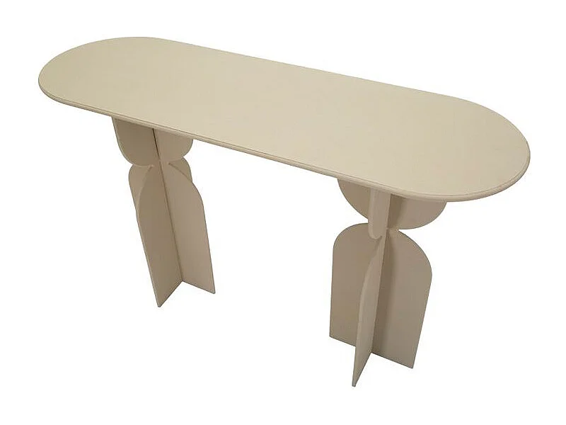 Console Dune design sculptural moderne finition neutre