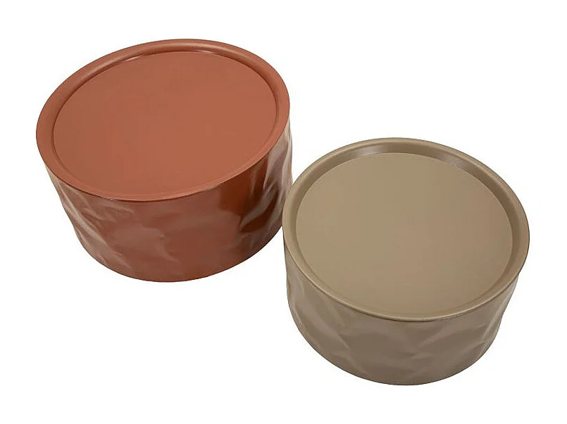 Norimberga 2-delige salontafelset, ø 62 x 30 cm - 51 x 26 cm