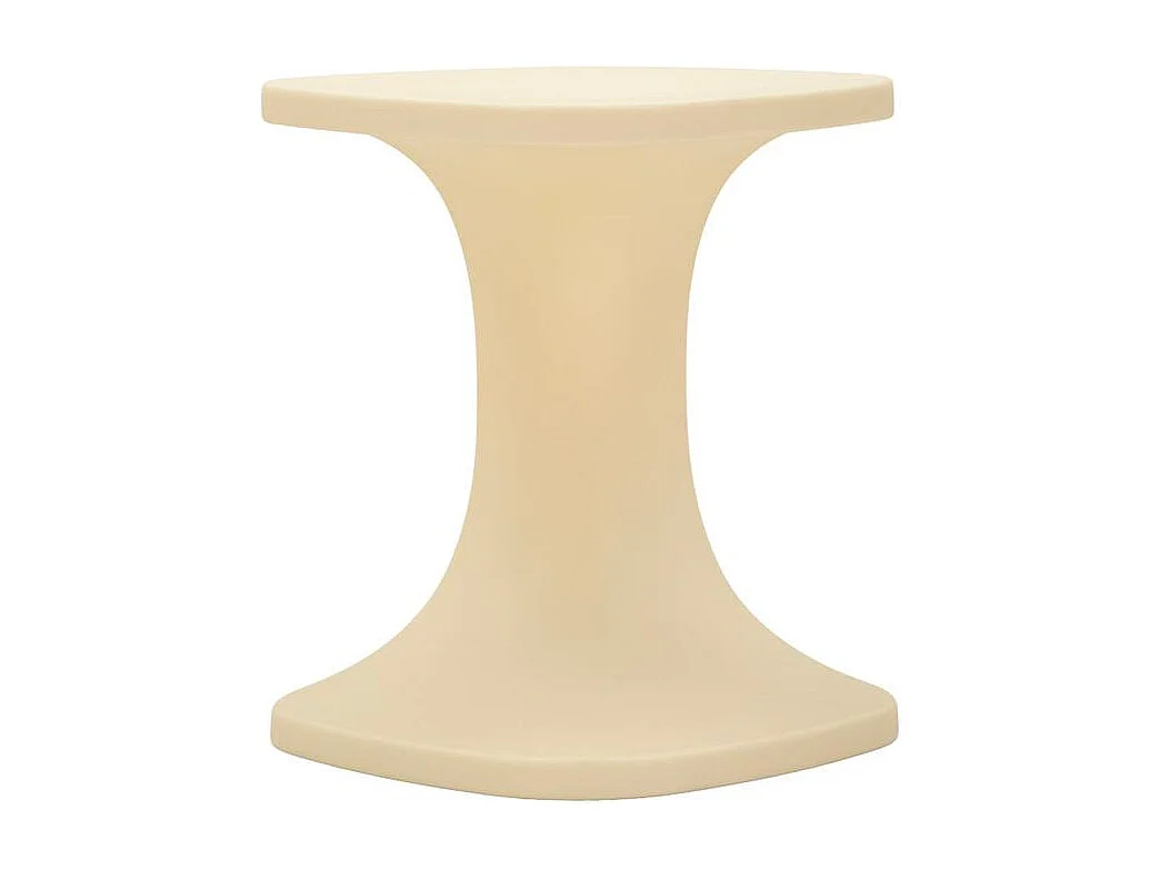 Ibiza bijzettafel wit 42 x 42 x 52 cm