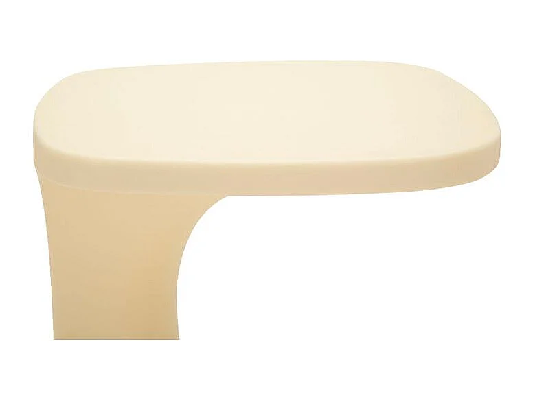 Ibiza bijzettafel wit 42 x 42 x 52 cm