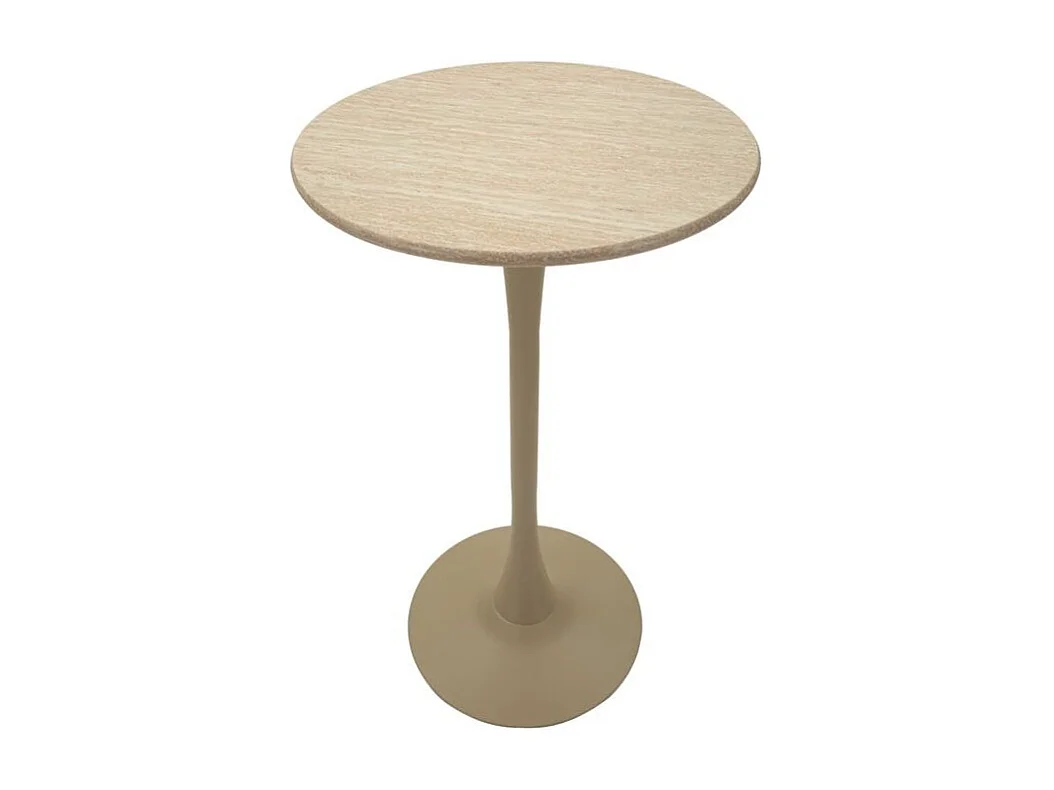 Table de bar Alaska crème design moderne élégant