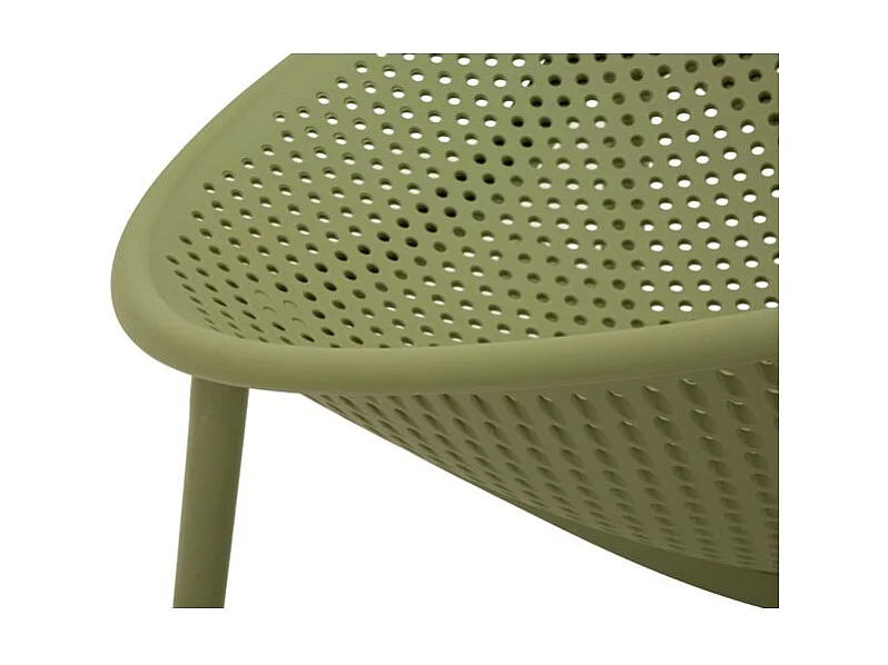 Chaise roching vert ibizacm 66x88x80 (hauteur d'assise cm 38)