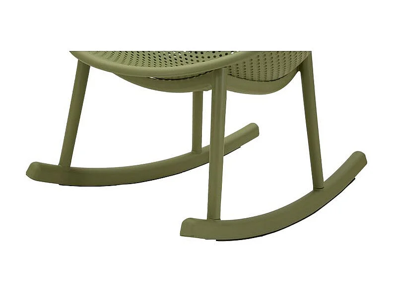 Chaise roching vert ibizacm 66x88x80 (hauteur d'assise cm 38)