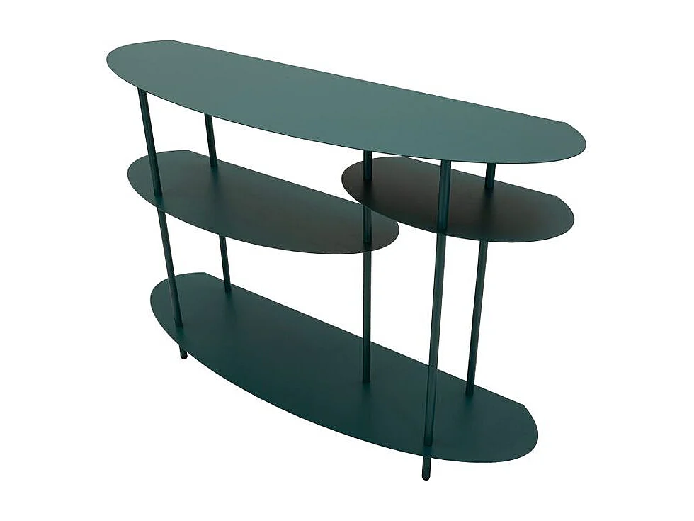 Console Saturn Plus bleu ottanio design moderne audacieux