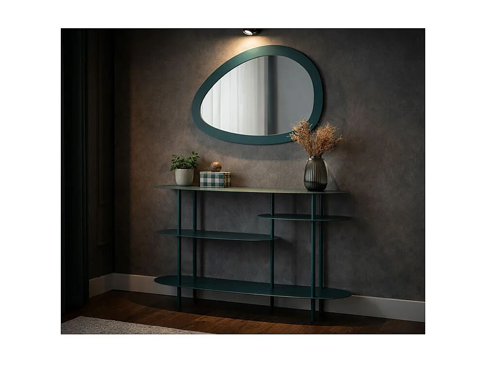 Console Saturn Plus bleu ottanio design moderne audacieux