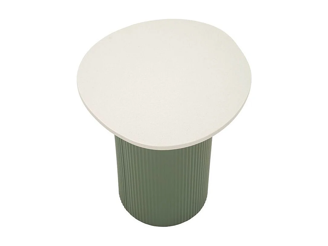 Mesita auxiliar de mármol de Frankfurt, 40 x 42 x 45 cm