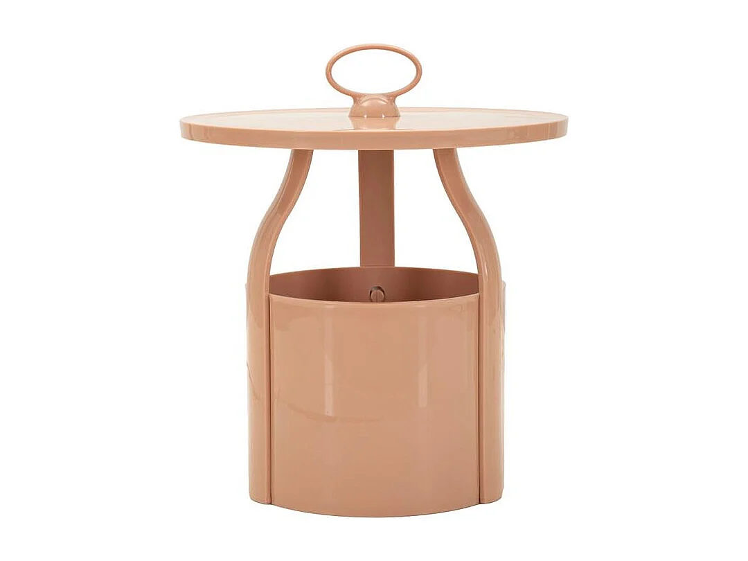 Table d'appoint iris rose cm ø 44 x 43