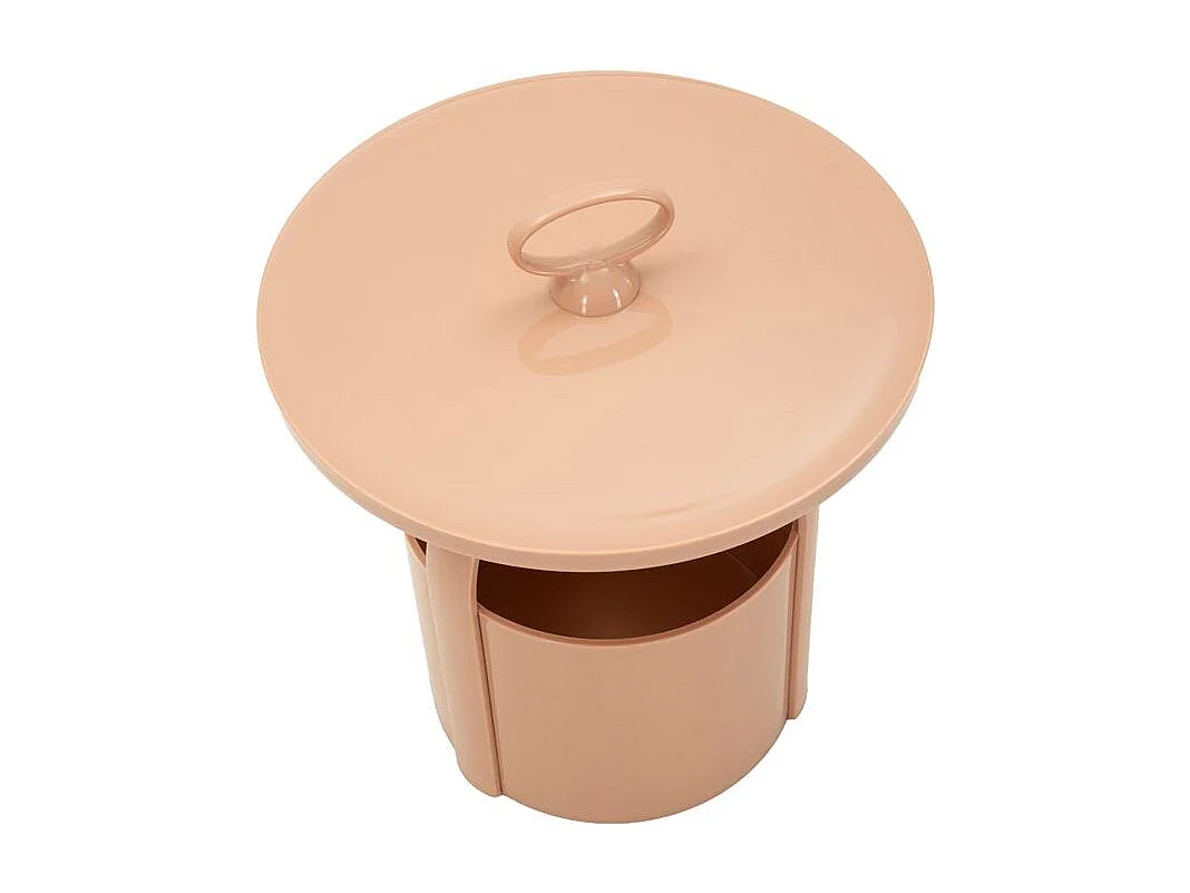 Table d'appoint iris rose cm ø 44 x 43