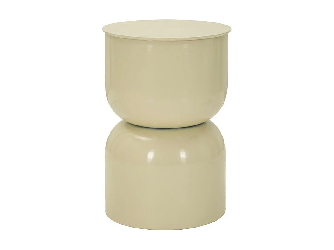 Table d'appoint oyi crème cm ø 31 x 46