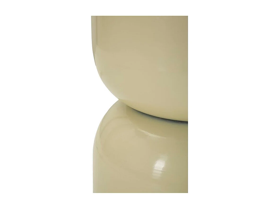 Table d'appoint oyi crème cm ø 31 x 46