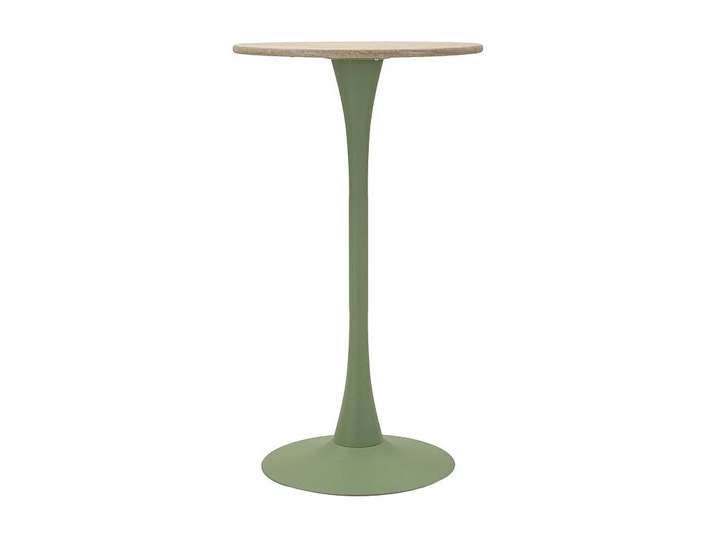 Table de bar Alaska verte design moderne élancé
