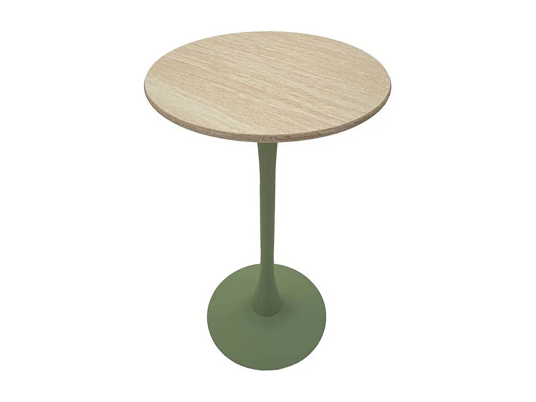 Table de bar Alaska verte design moderne élancé