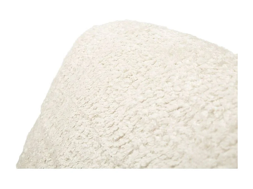 Fauteuil lit Faster blanc design minimaliste velours