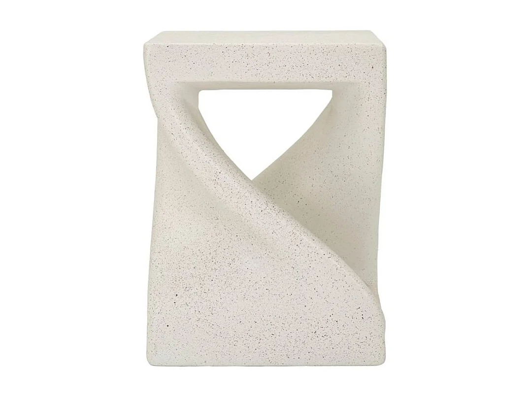 Z-vormige bijzettafel, modern compact ontwerp, geschikt voor binnen- en buitengebruik.