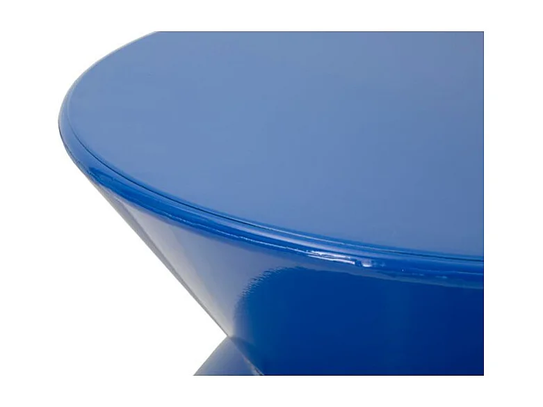 Mesita auxiliar Blue Zag ø 37,5 x 45 cm