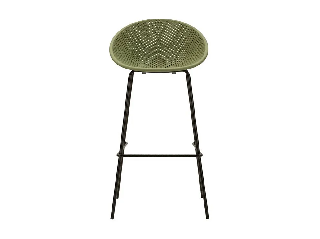 Lot de 2 tabourets de bar Ibiza vert