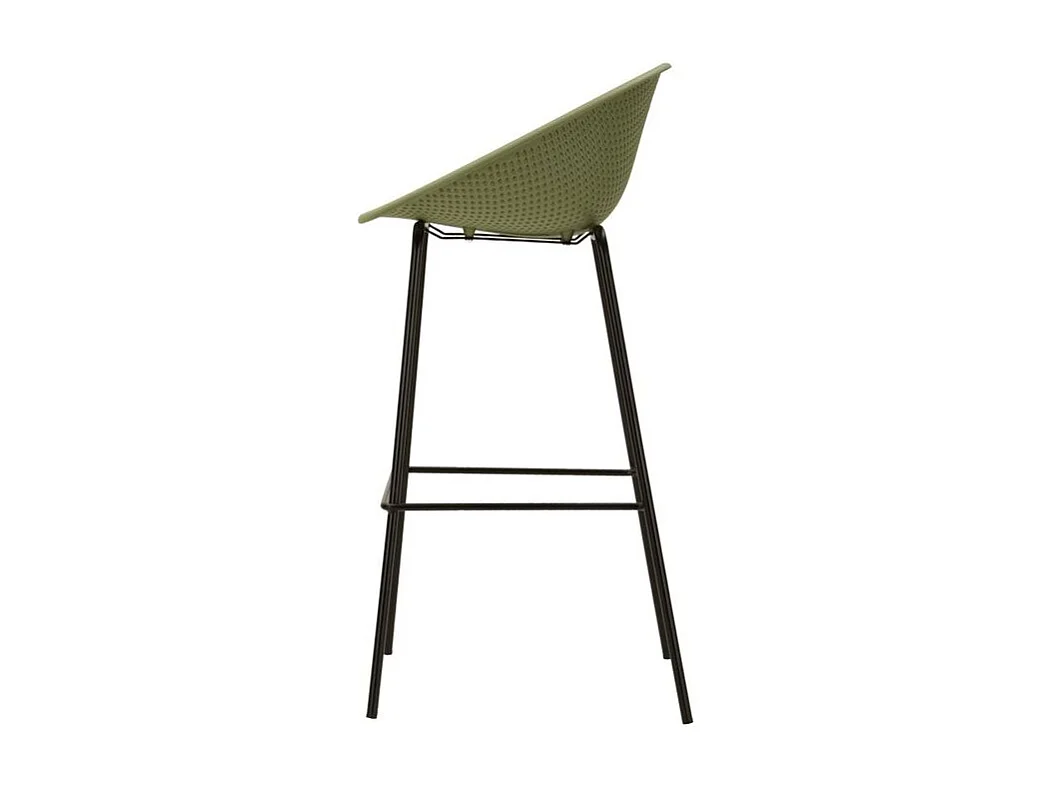 Lot de 2 tabourets de bar Ibiza vert