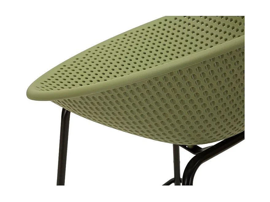 Lot de 2 tabourets de bar Ibiza vert