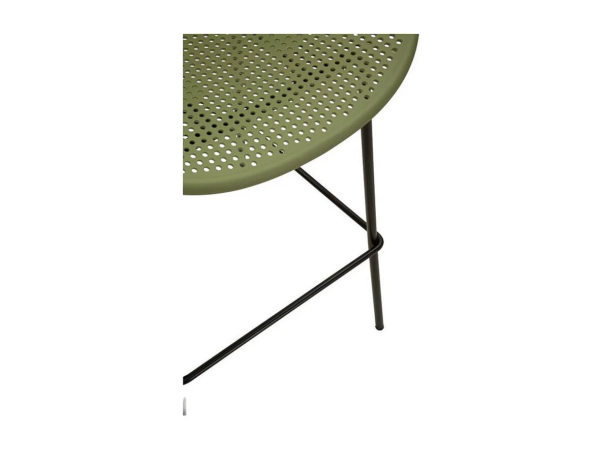 Lot de 2 tabourets de bar Ibiza vert