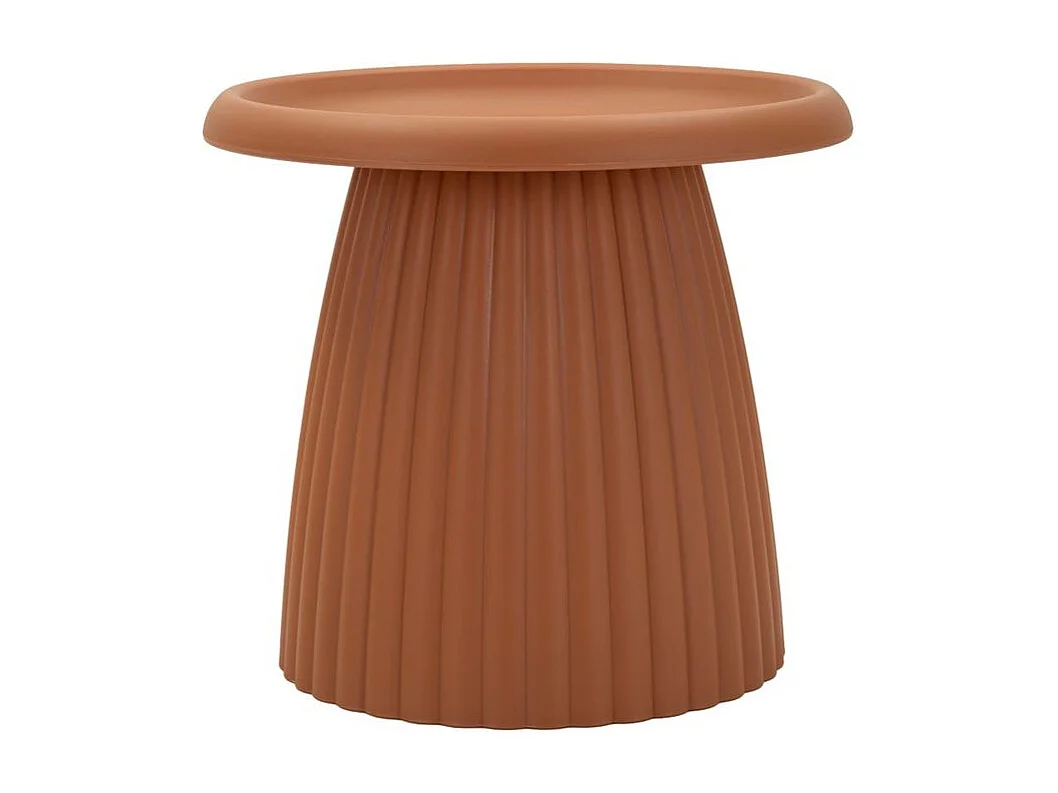 Table d'appoint geax rouge ø 50x45