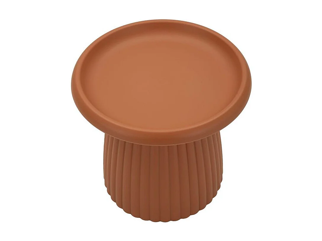 Table d'appoint geax rouge ø 50x45