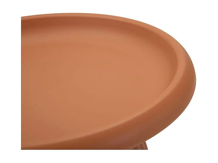 Table d'appoint geax rouge ø 50x45