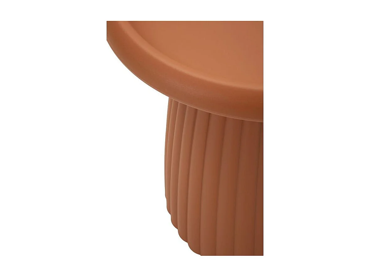 Table d'appoint geax rouge ø 50x45