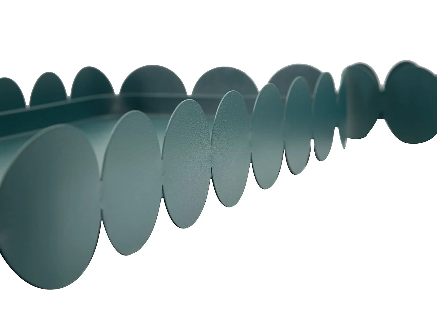 Svuotatasche in metallo ottanio, set 2 pz cm 40×16,5×4,5–29×12×4,5