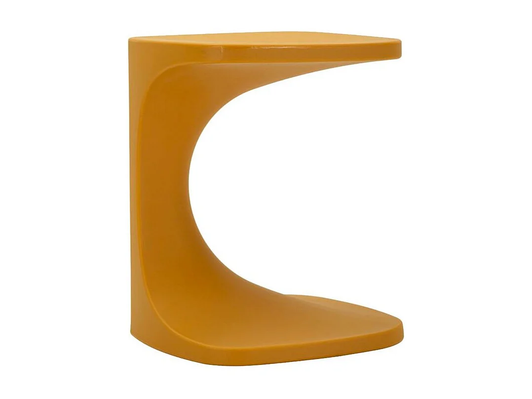 Table d'appoint ibiza moutarde 42 x 42x52