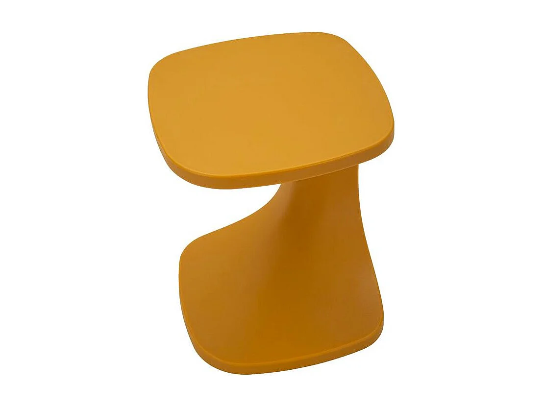 Table d'appoint ibiza moutarde 42 x 42x52