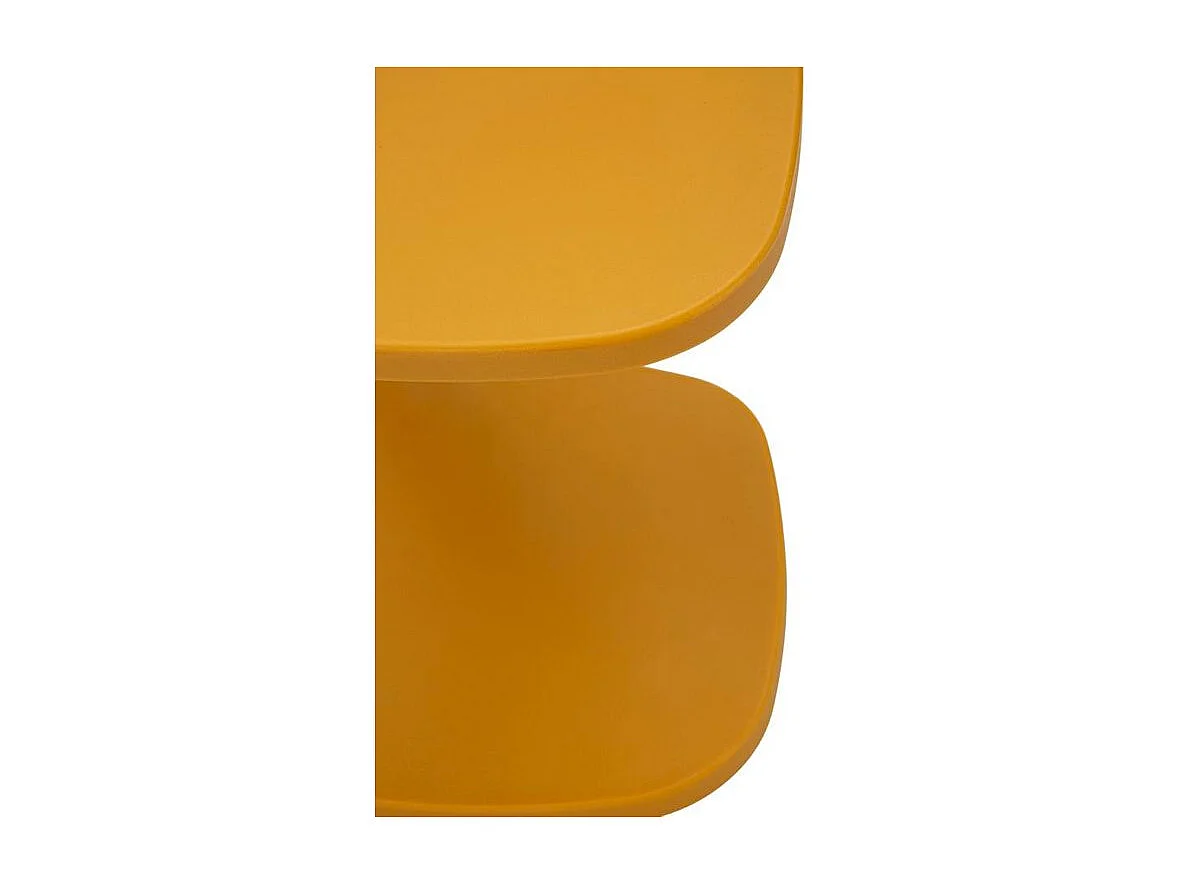 Table d'appoint ibiza moutarde 42 x 42x52