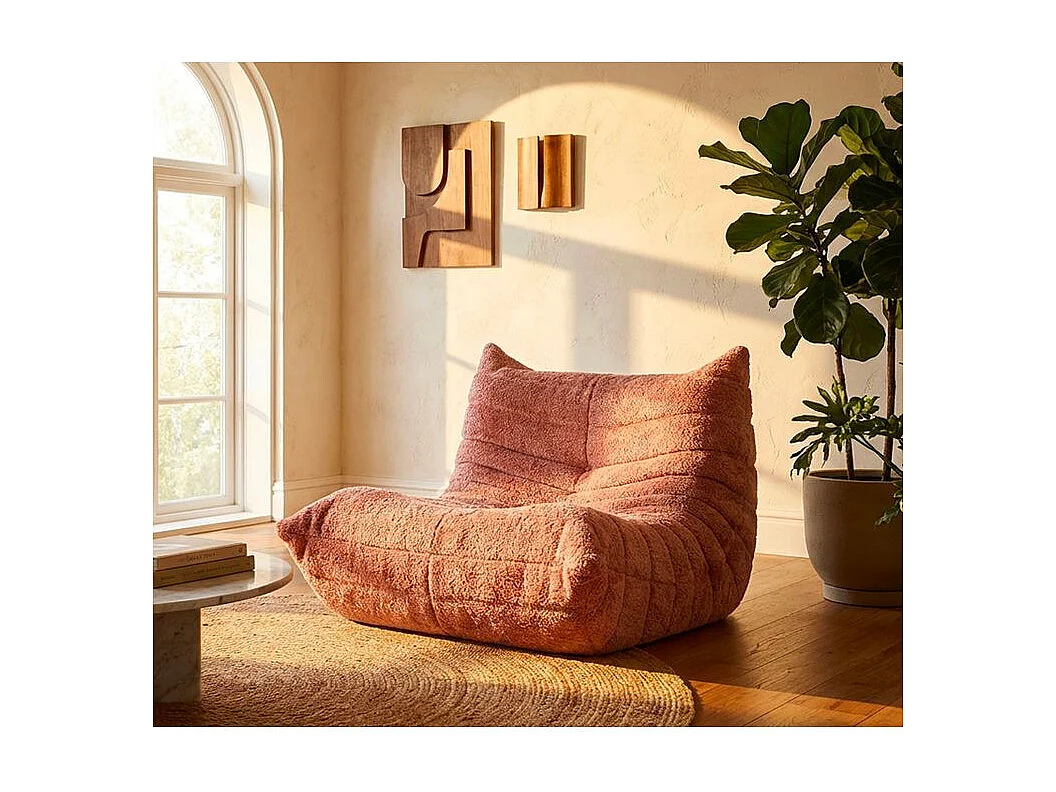 Fauteuil masque rose cm 103x100x80 (compressé)