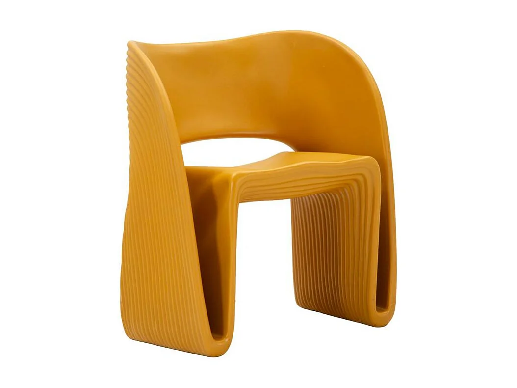 Fauteuil sable moutarde 65x57,5x76 (hauteur d'assise 45cm)