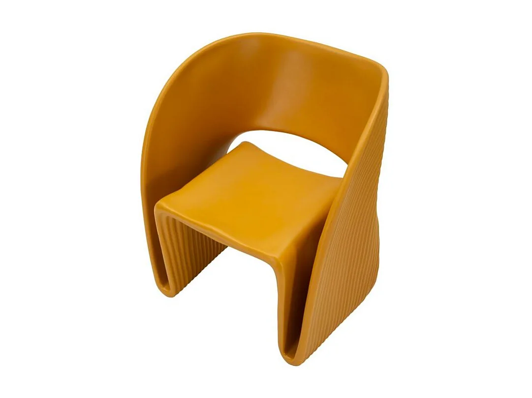 Fauteuil sable moutarde 65x57,5x76 (hauteur d'assise 45cm)