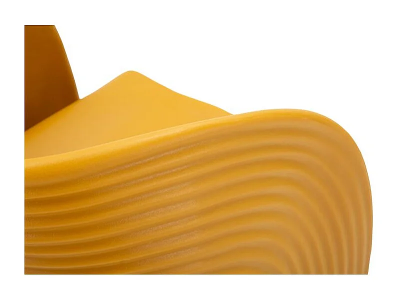 Fauteuil sable moutarde 65x57,5x76 (hauteur d'assise 45cm)