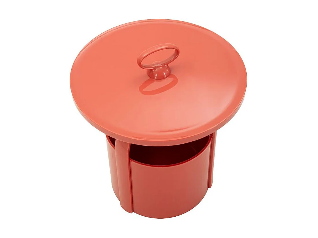 Table d'appoint iris rouge cm ø 44 x 43