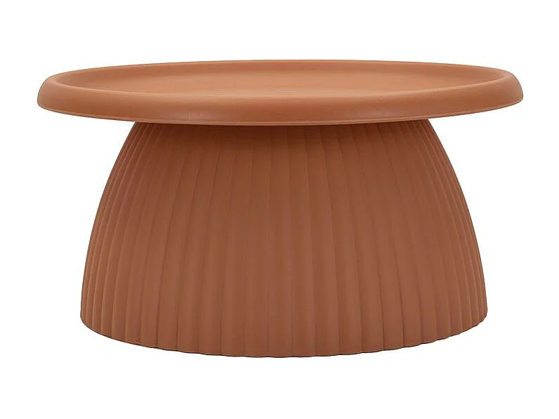 Table basse geax rouge cm ø 70x35