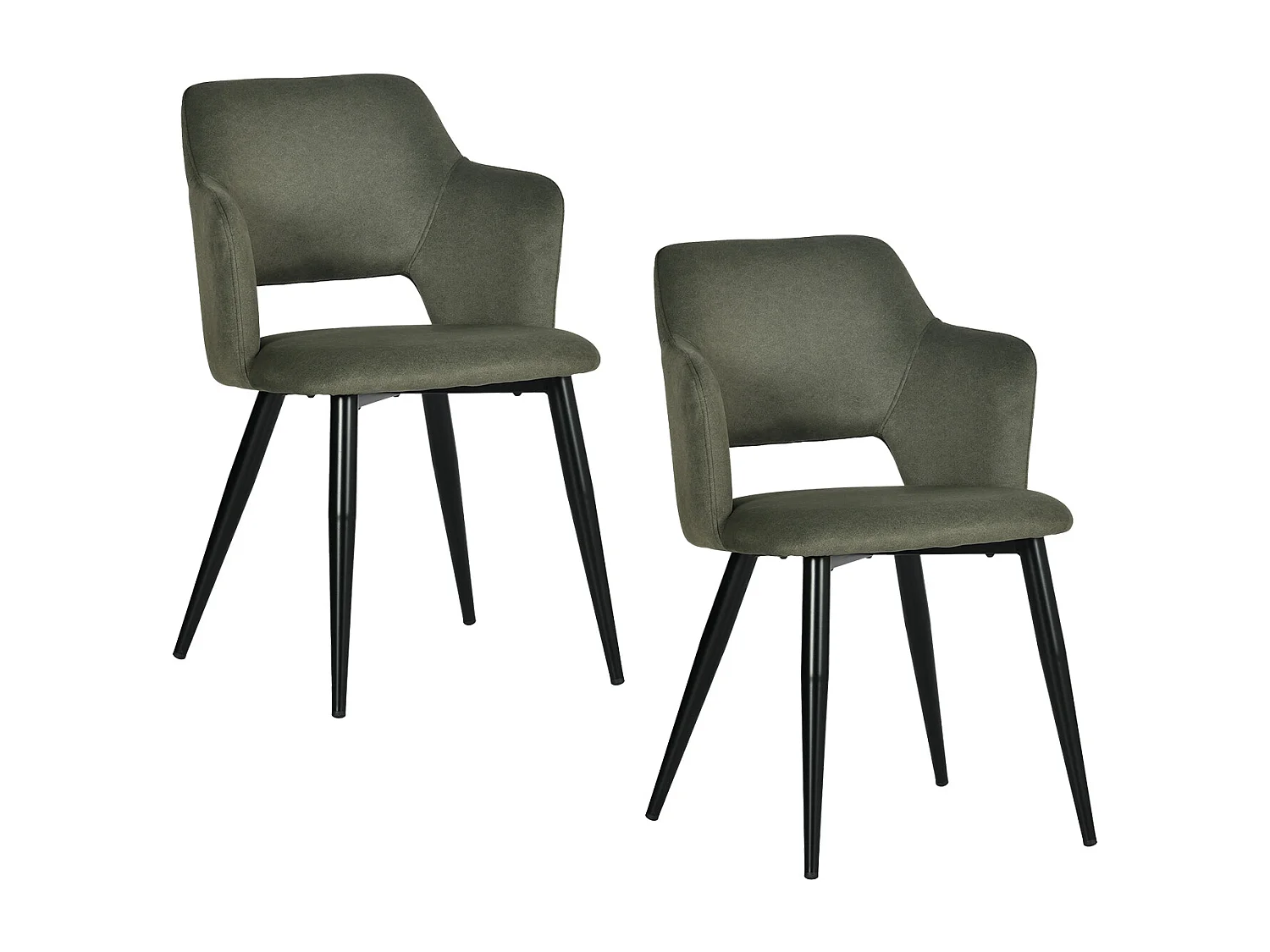 Lot de 2 chaises de salle à manger style scandinaves, AKANJINEW