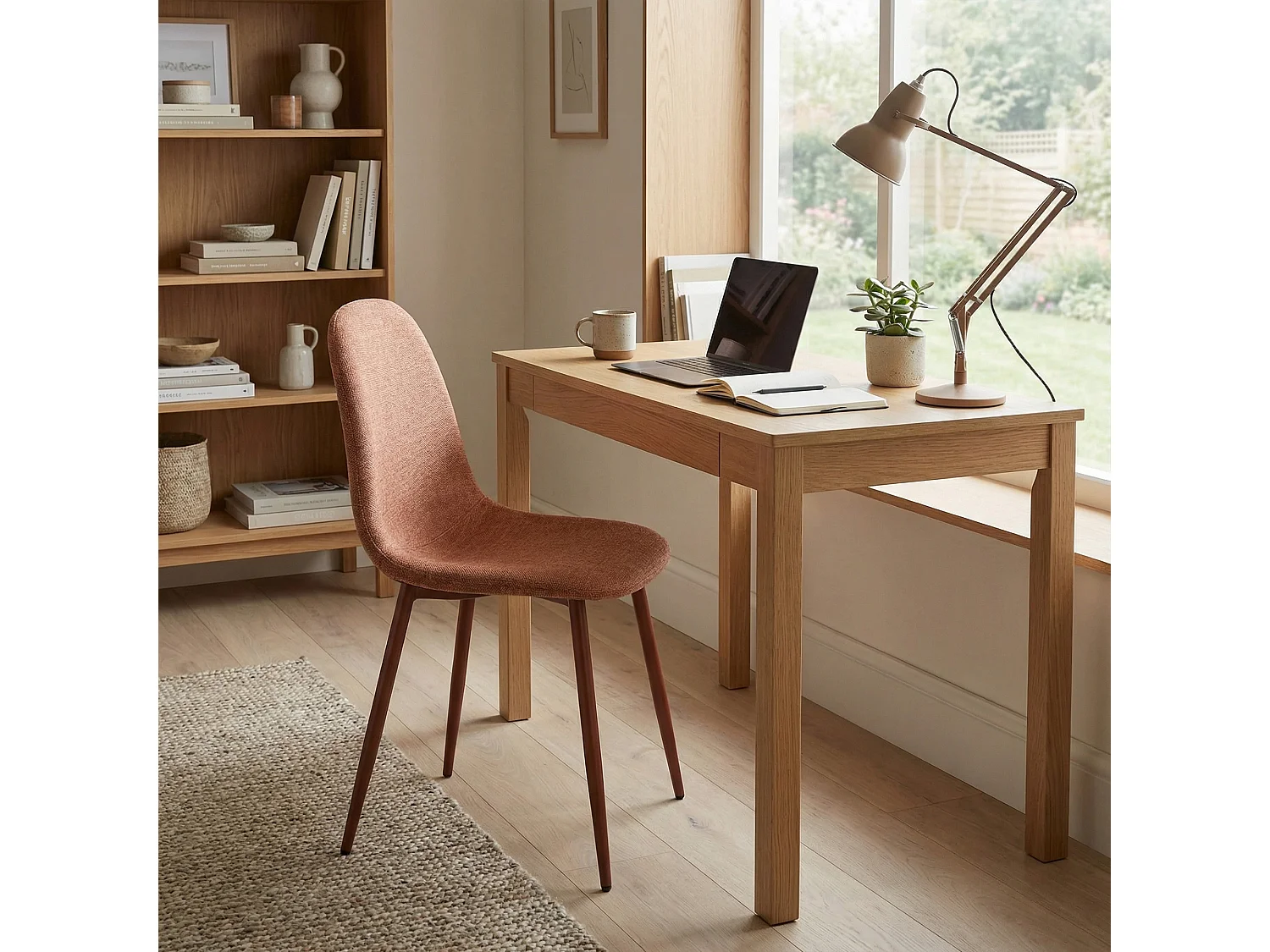 Lot de 4 chaises de salle à manger scandinave, CHARLTON