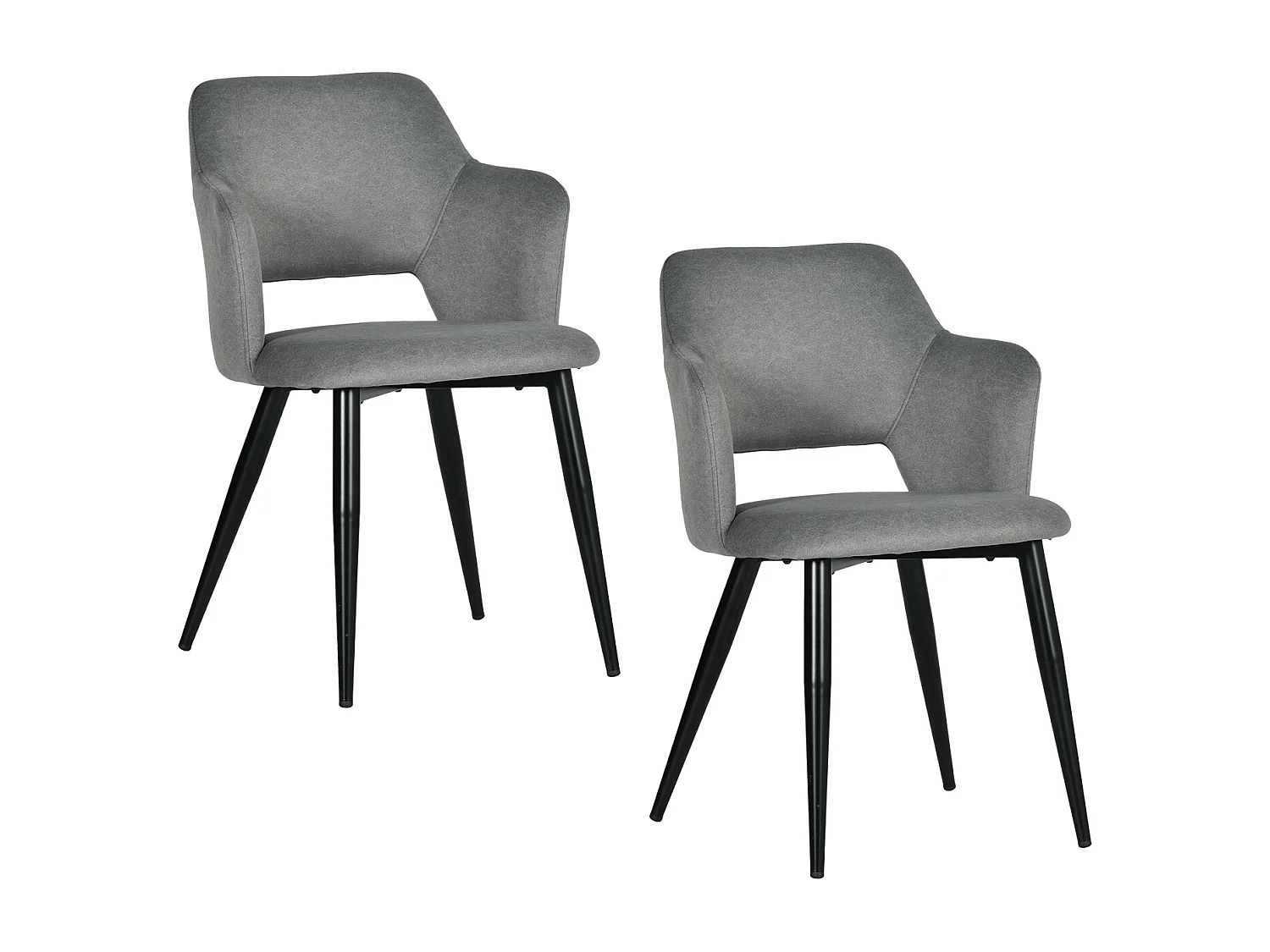 Lot de 2 chaises de salle à manger style scandinaves, AKANJINEW