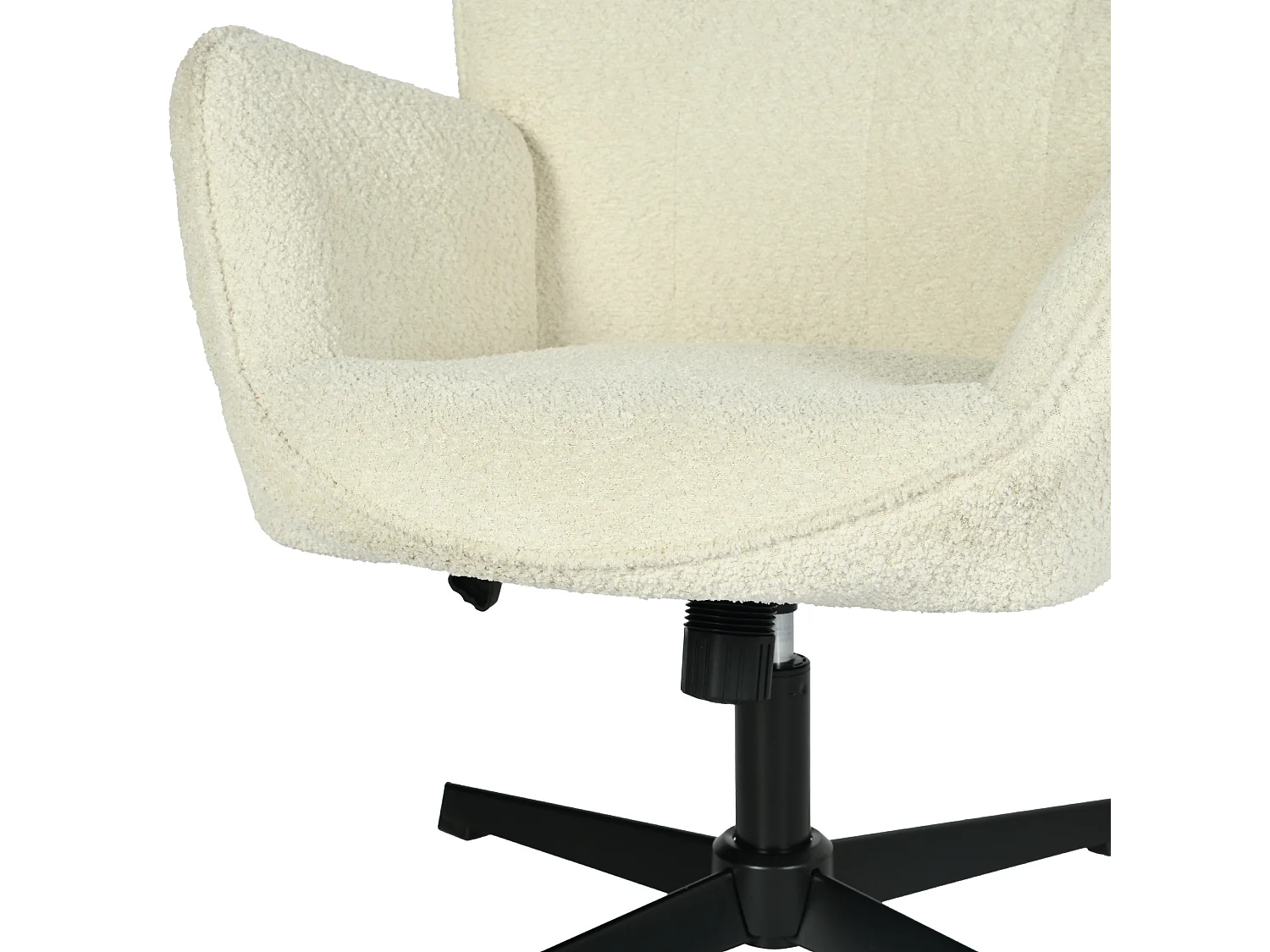 Fauteuil relax rotatif réglable en hauteur bouclette, FUCHS