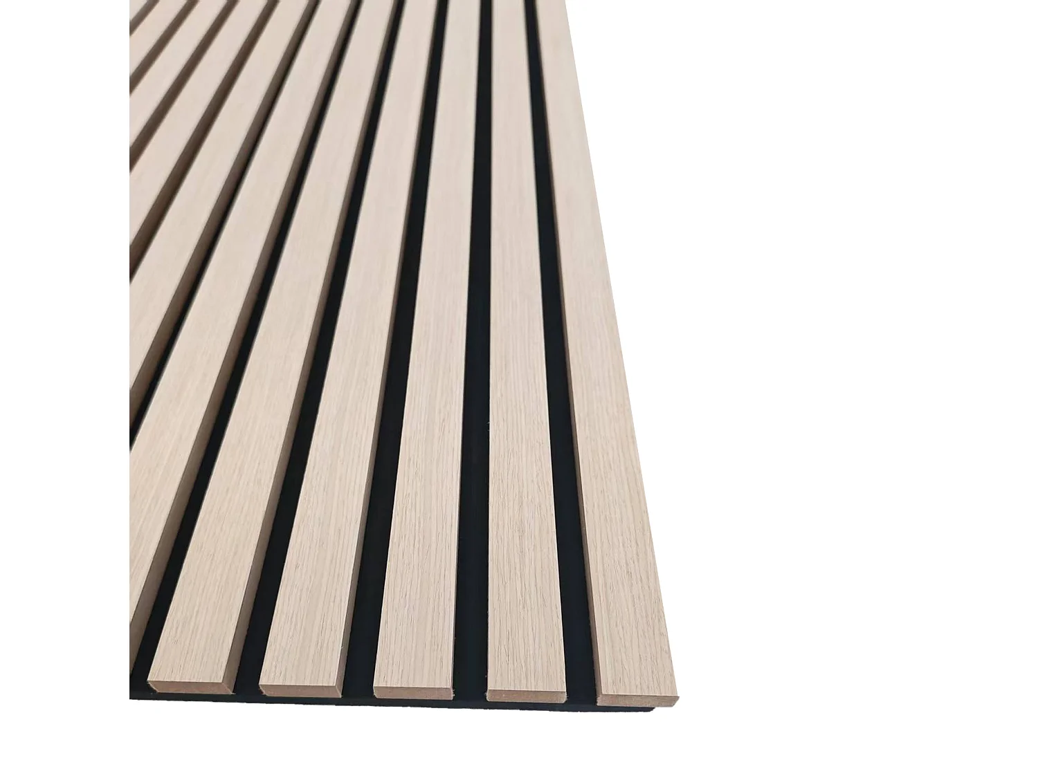 Panneaux décoratifs AICA, panneaux muraux en MDF imitation bois, lot de 2, 120 x 60 cm, Teinte chêne naturel